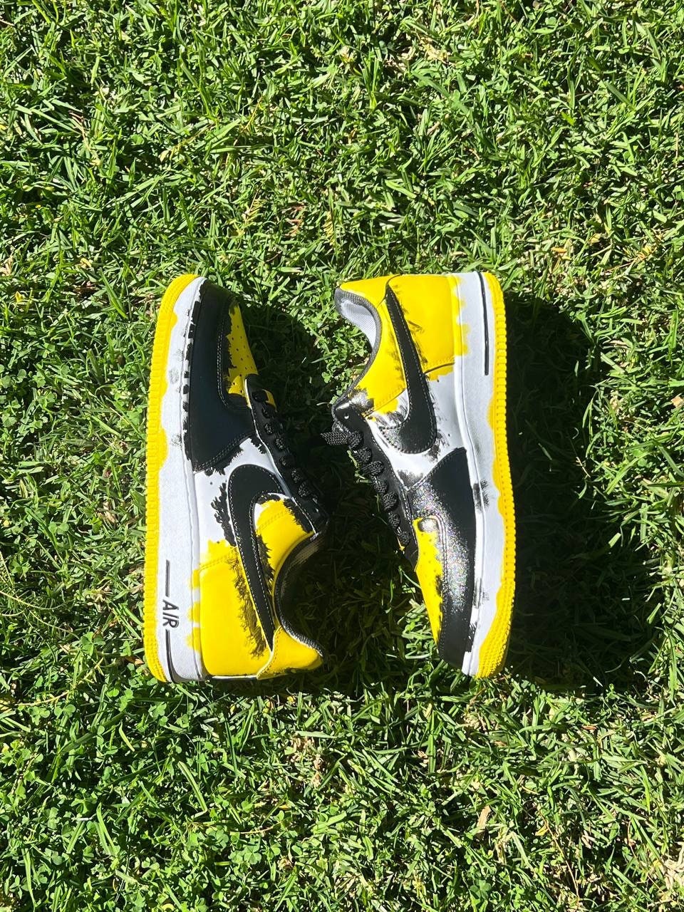 Nike Air Force 1 Yellow - Etsy
