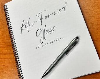 Kiln Formed Glass Project Journal for Fused Glass Artists Hardcopy