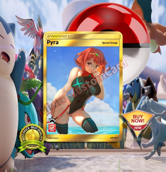 Card / Carte / Custom Pokemon Energy Pyra Rare - Etsy France