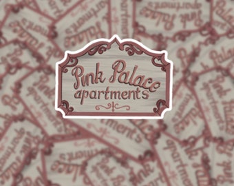 Coraline Pink Palace Inspired Sticker