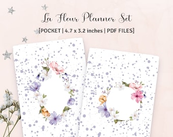 POCKET SIZE - La Fleur Planner Set of 6