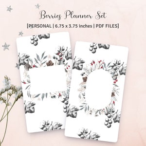 PERSONAL SIZE - Berries Planner Set of 10