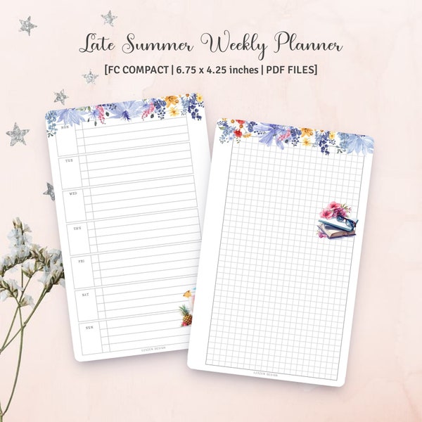 FC COMPACT - Late Summer Weekly Planner