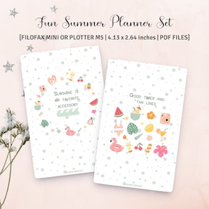 FILOFAX MINI - Fun Summer Planner Set of 14