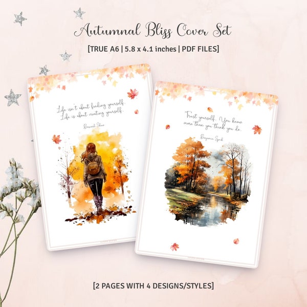 TRUE A6 SIZE - Autumnal Bliss Cover Set