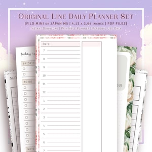 FILOFAX MINI - Original Line Daily Planner Set