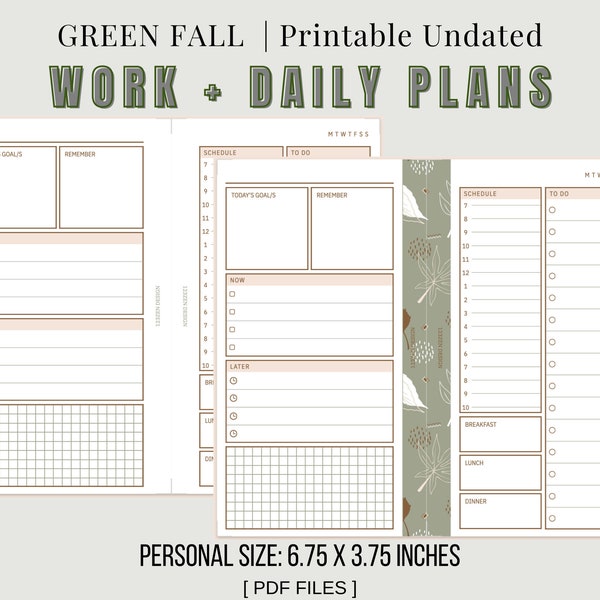 Planner Refill Etsy