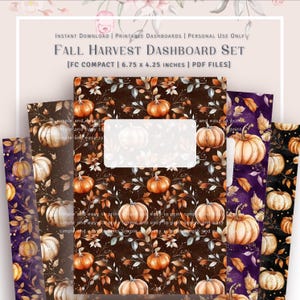 FC COMPACT - Fall Harvest Planner Dashboard Set of 6