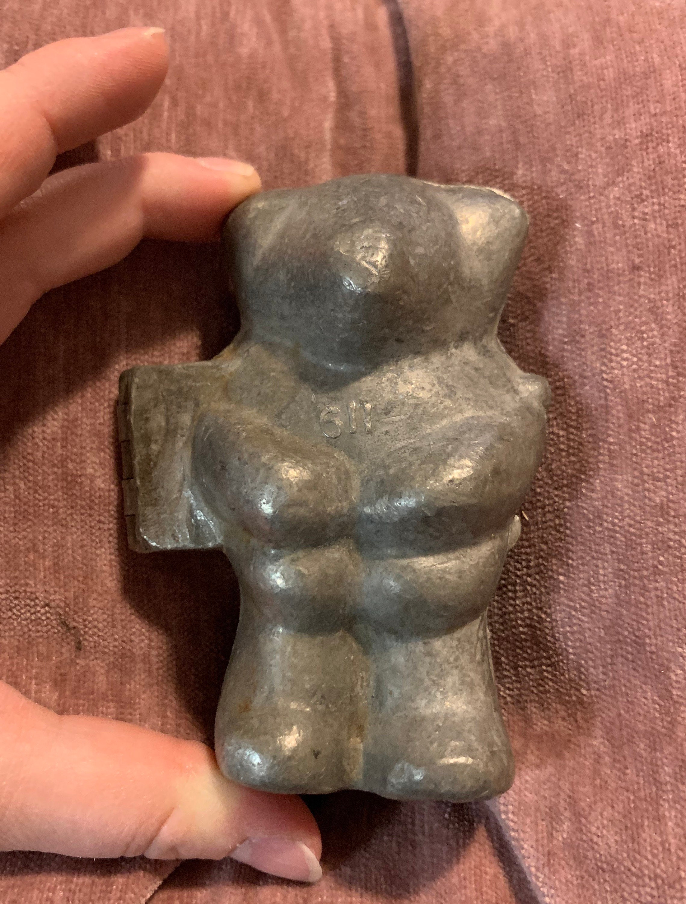 Antique Pewter Chocolate Ice Cream Mold Bear 611 Etsy