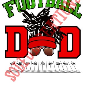 Locked Football Dad PNG