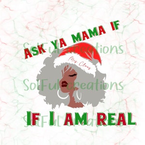 African American Mrs Claus black Mrs Claus