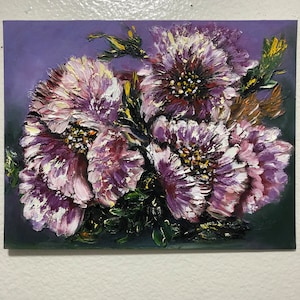 Flowers Oil painting size 11x14 inches