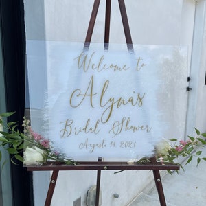 Bridal Shower Acrylic Sign