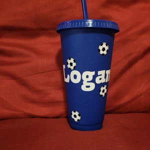 Personalised Prime Hydration Large 24oz Reusable Cold Cup Tumbler Straw and  Lid