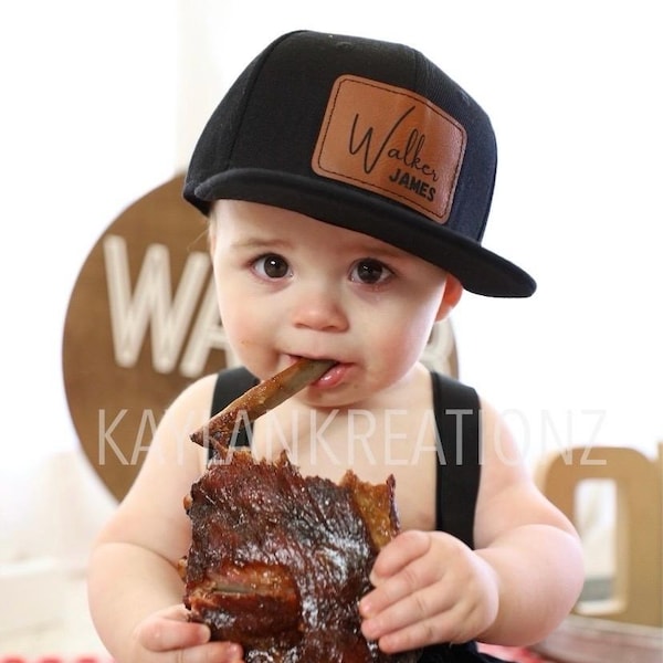 Personalized infant toddler youth hat/baby hat/birthday hat/custom hat/gift for baby/baby shower/first birthday gift/kids name hat/child cap