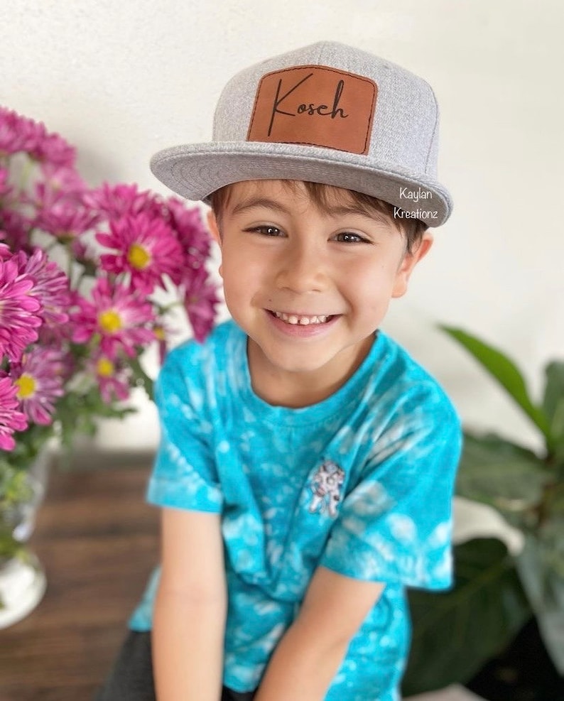 Personalized infant toddler youth hat/baby hat/birthday hat/custom hat/gift for baby/baby shower/first birthday gift/kids name hat/child cap image 2