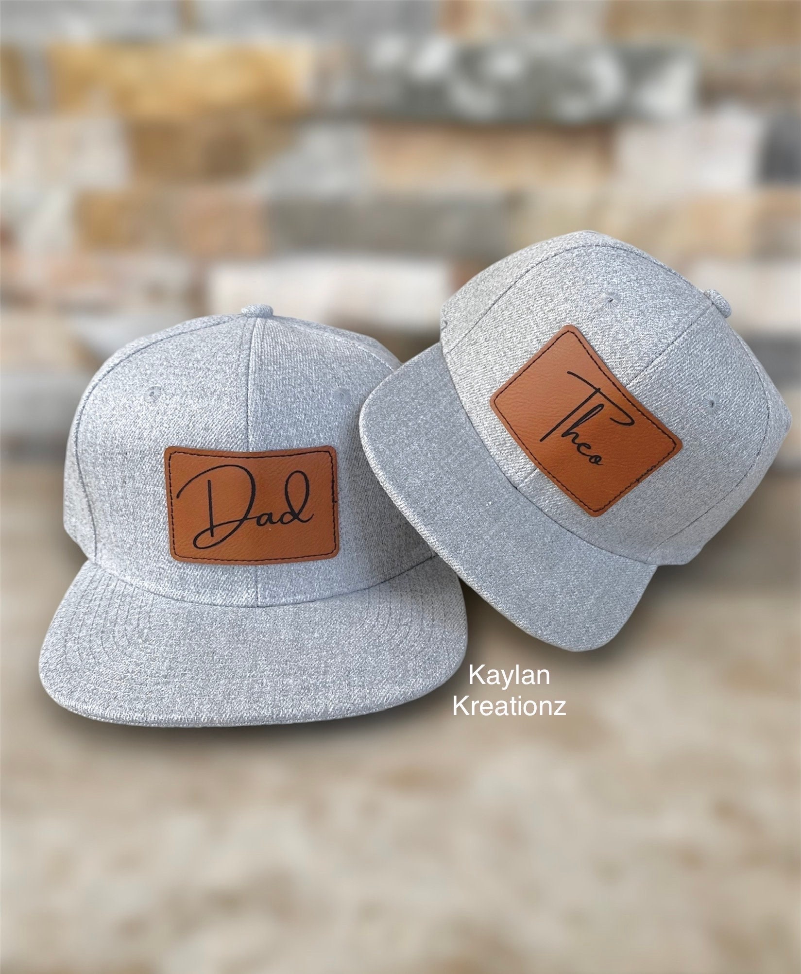 Father Son Daddy Snapback Hat Custom Dad Son Matching Hat Set