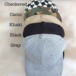 Personalized infant toddler youth hat/baby hat/birthday hat/custom hat/gift for baby/baby shower/first birthday gift/kids name hat/child cap image 8