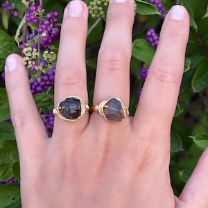 Grounding Ring (Smoky Quartz)