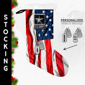 Army Christmas Stocking Personalized Military Tatical Stocking MOLLE