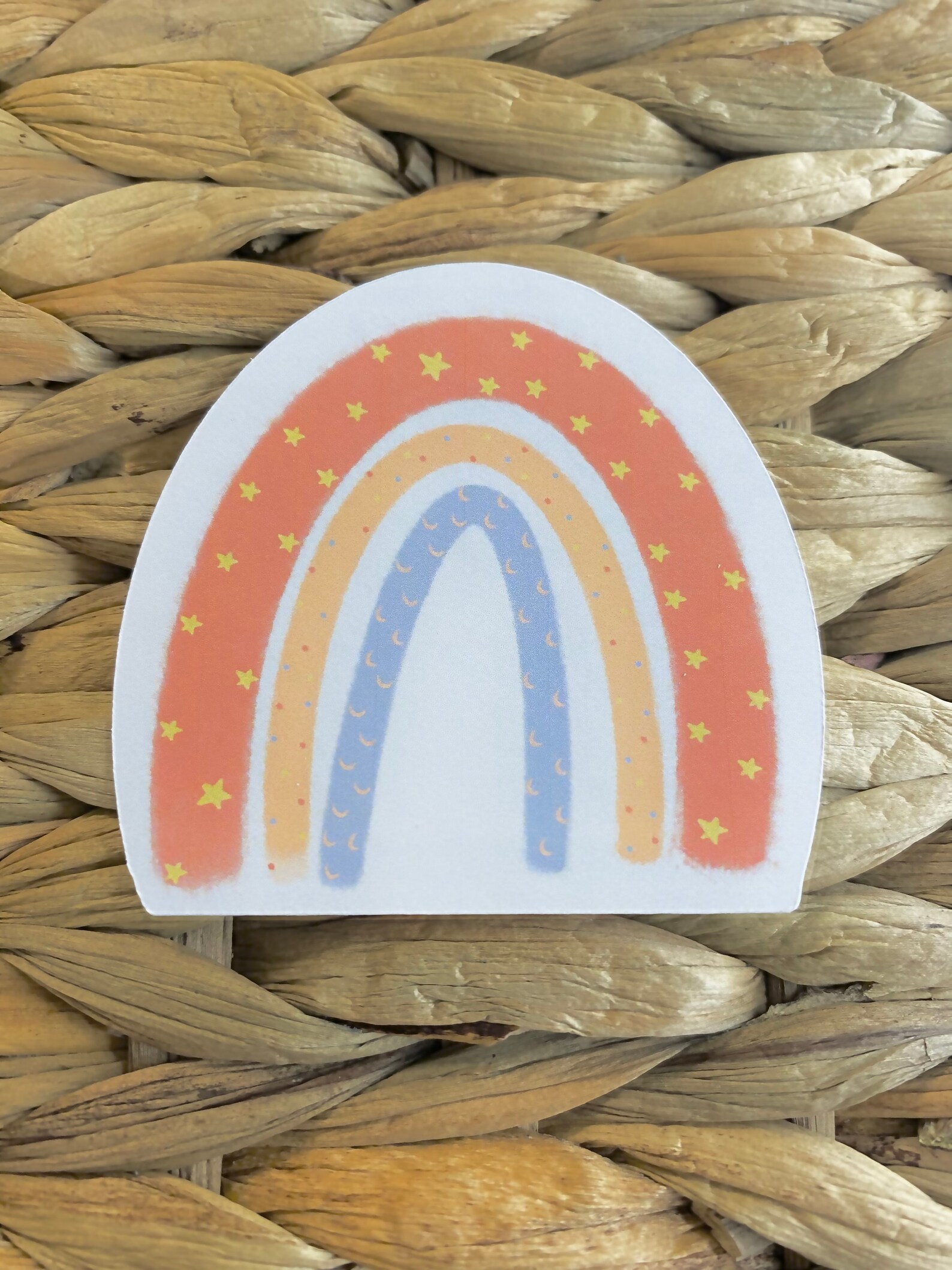 Regenbogen Sticker Mond und Stern Aufkleber wasserfest Etsy