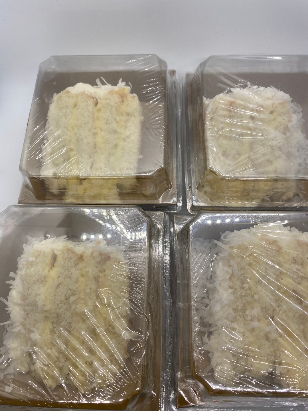 Zero Sugar Cake Slices Coconut Chocolate Strawberry Etsy