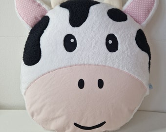 Cuddly pillow cow | animal | Pillow with name | birth | birthday | Gift