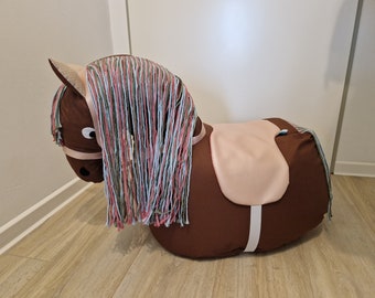 Beanbag horse | Bangs | Riding | Animals | birth | birthday | Gift