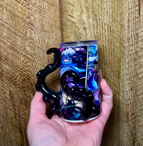 Ursula Espresso Tumbler: 3oz Stainless Steel Shot Glass with 3D Handle