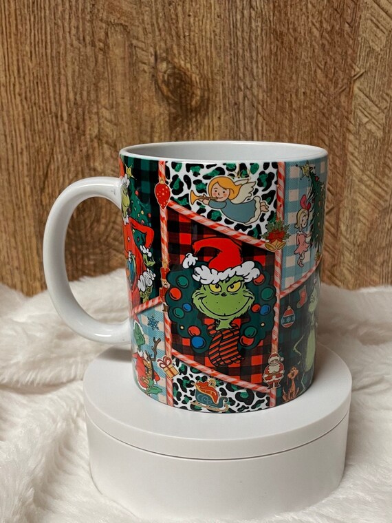 Green Meanie Ceramic Mug: Dishwasher & Microwave Safe
