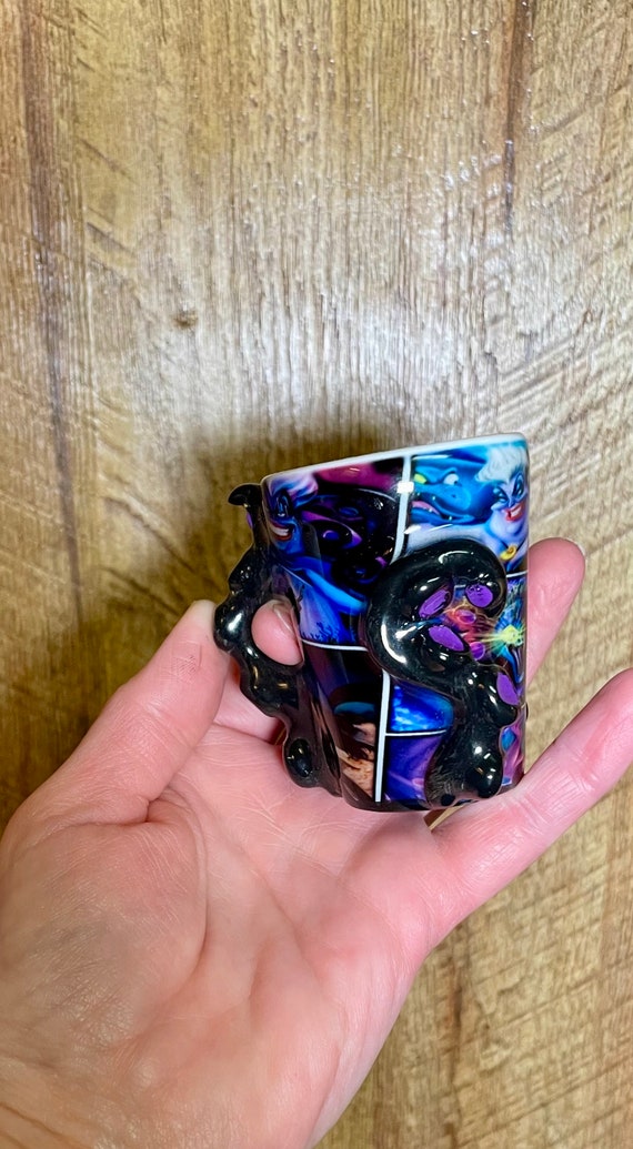 Ursula 3D Epoxy Shot Glass with Handle - Handmade Ceramic 1.5oz