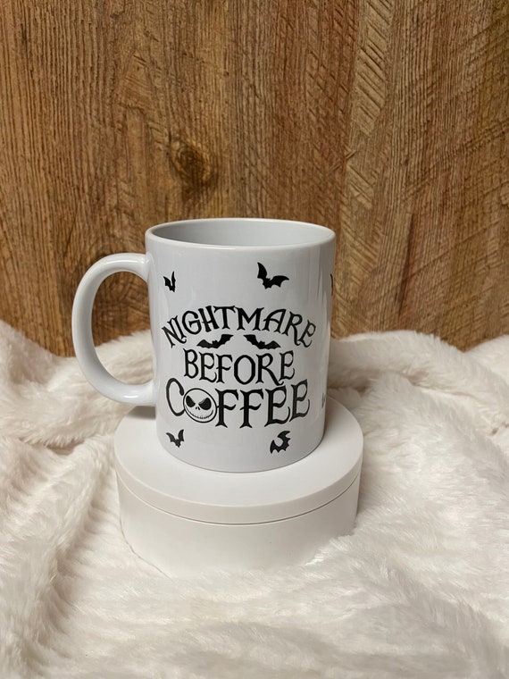 Nightmare Before Coffee Mug: Personalized Ceramic Mug