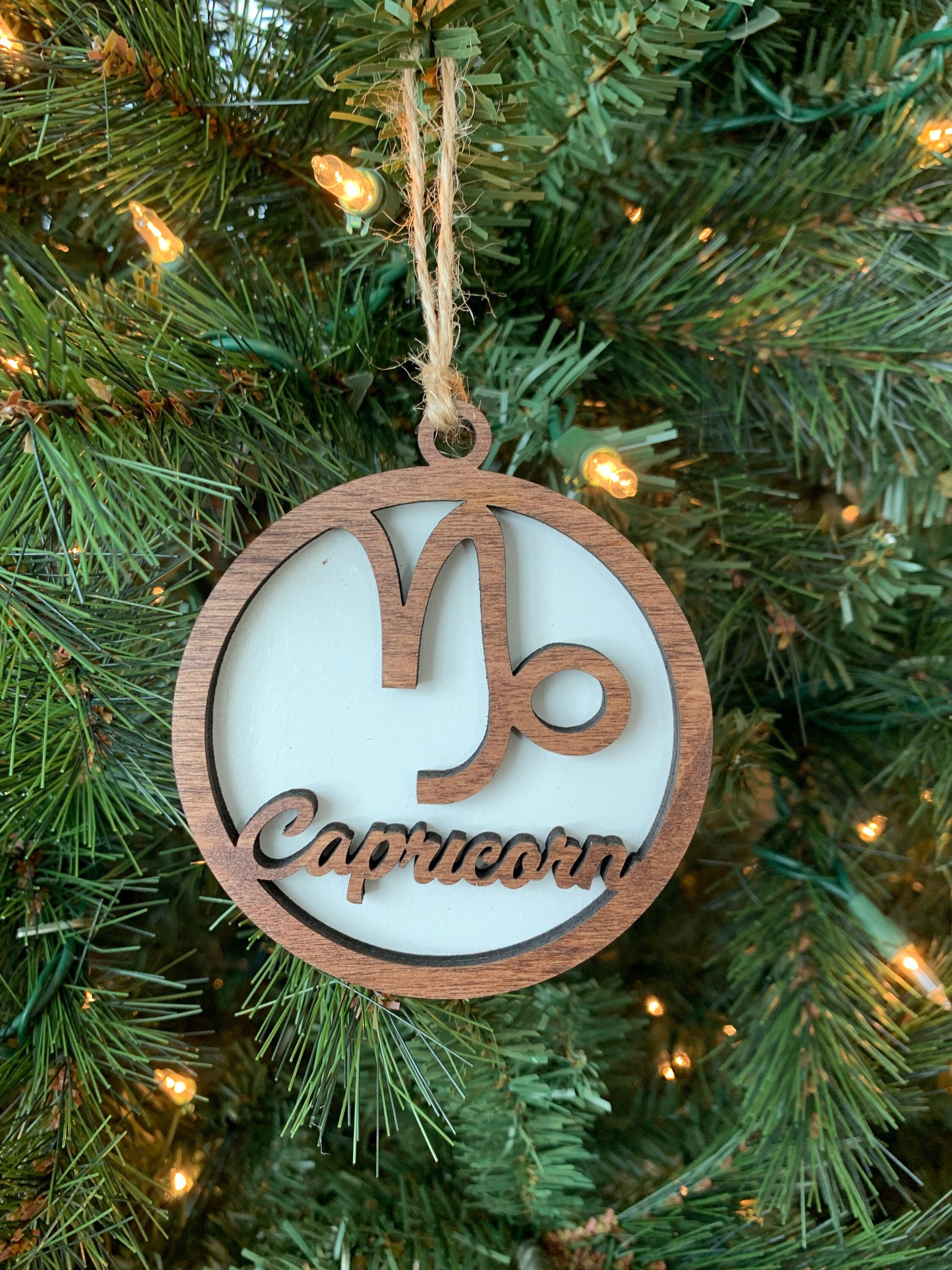 Capricorn Ornament Zodiac Horoscope Sign December 22 January 19