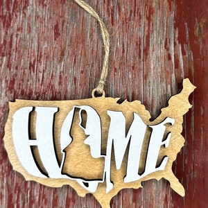 Idaho State Ornament | ID US Home Wooden Ornament | Christmas Gift