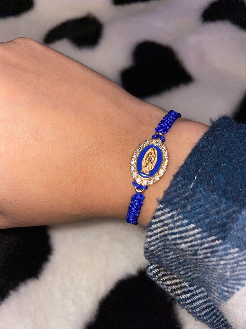 Virgin Mary Bracelet Etsy