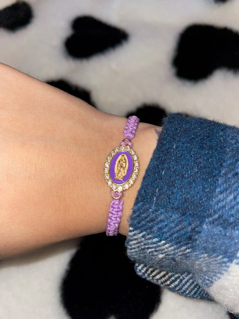 Virgin Mary Bracelet Etsy