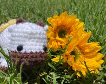 Sunflower Cow Crochet plush