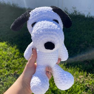 Snoopy Inspired Crochet Plush