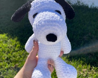 Snoopy Inspired Crochet Plush