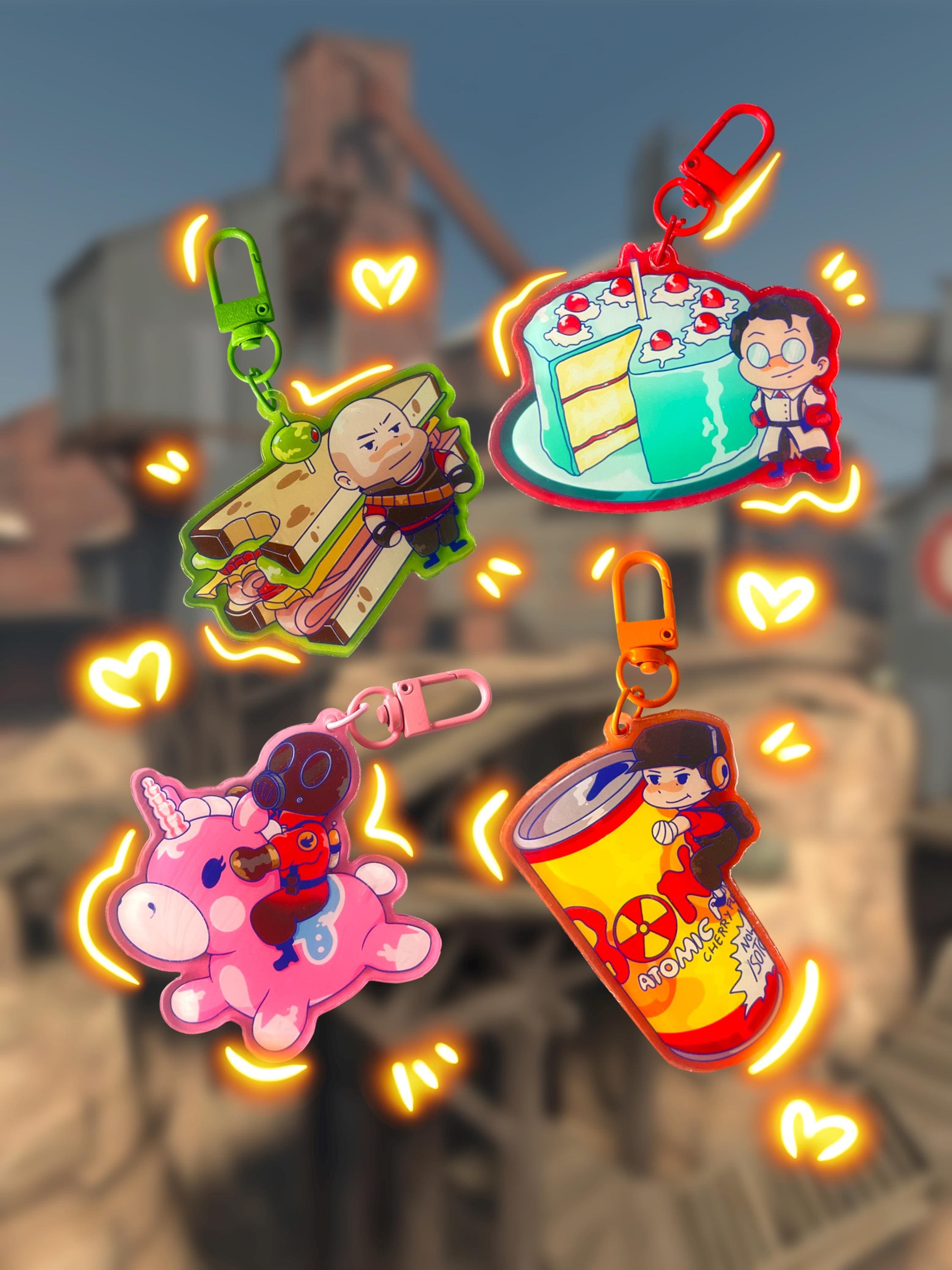 Pyro Tf2 Keychain - Etsy