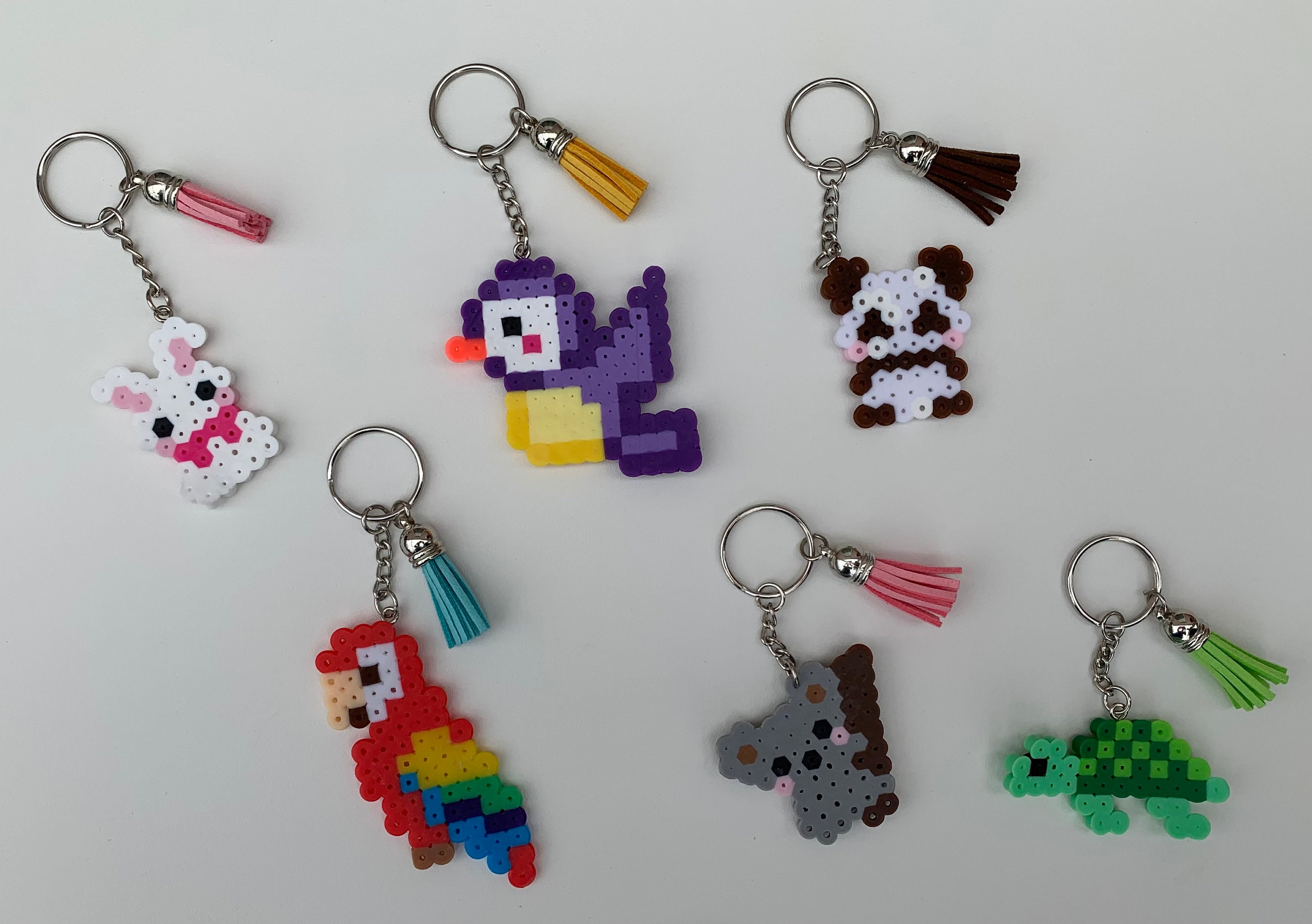 Perler bead keychain discount