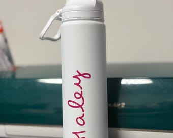 Botellas de agua personalizadas con nombre de isla