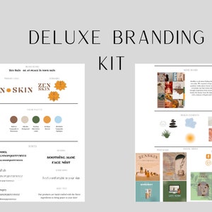 Deluxe Custom Branding Package | Business Logo | Business Brand Kit | Brand Identity Design | Custom Logo