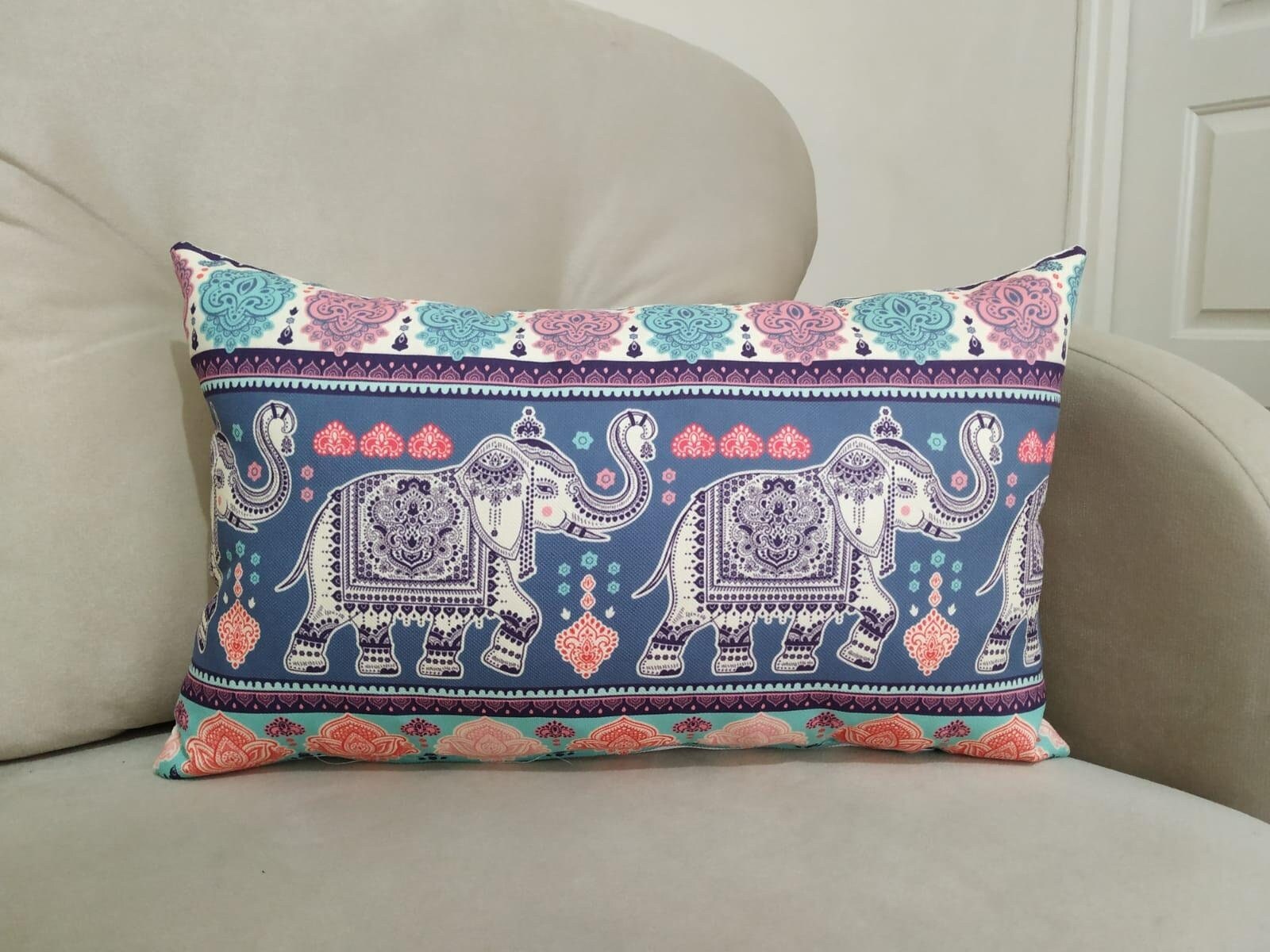 Rectangle Digital Printed Cushion Cover Etsy