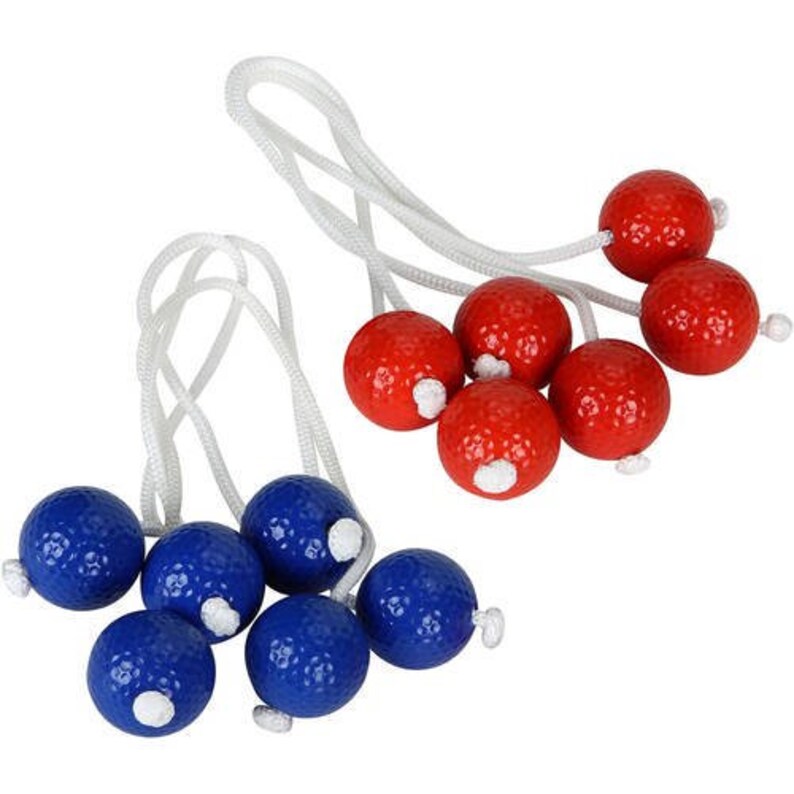 Ladder Toss Double Wooden Ladder Ball Game With Finished Wood Etsy