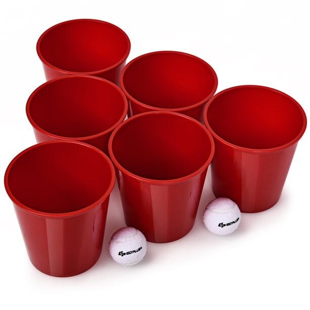 Giant Yard Pong Game Set Carry Bag Outdoor Backyard Game Yard Etsy