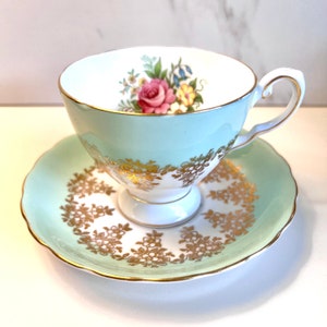 Vintage Royal Tuscan Bone China Cup & Saucer