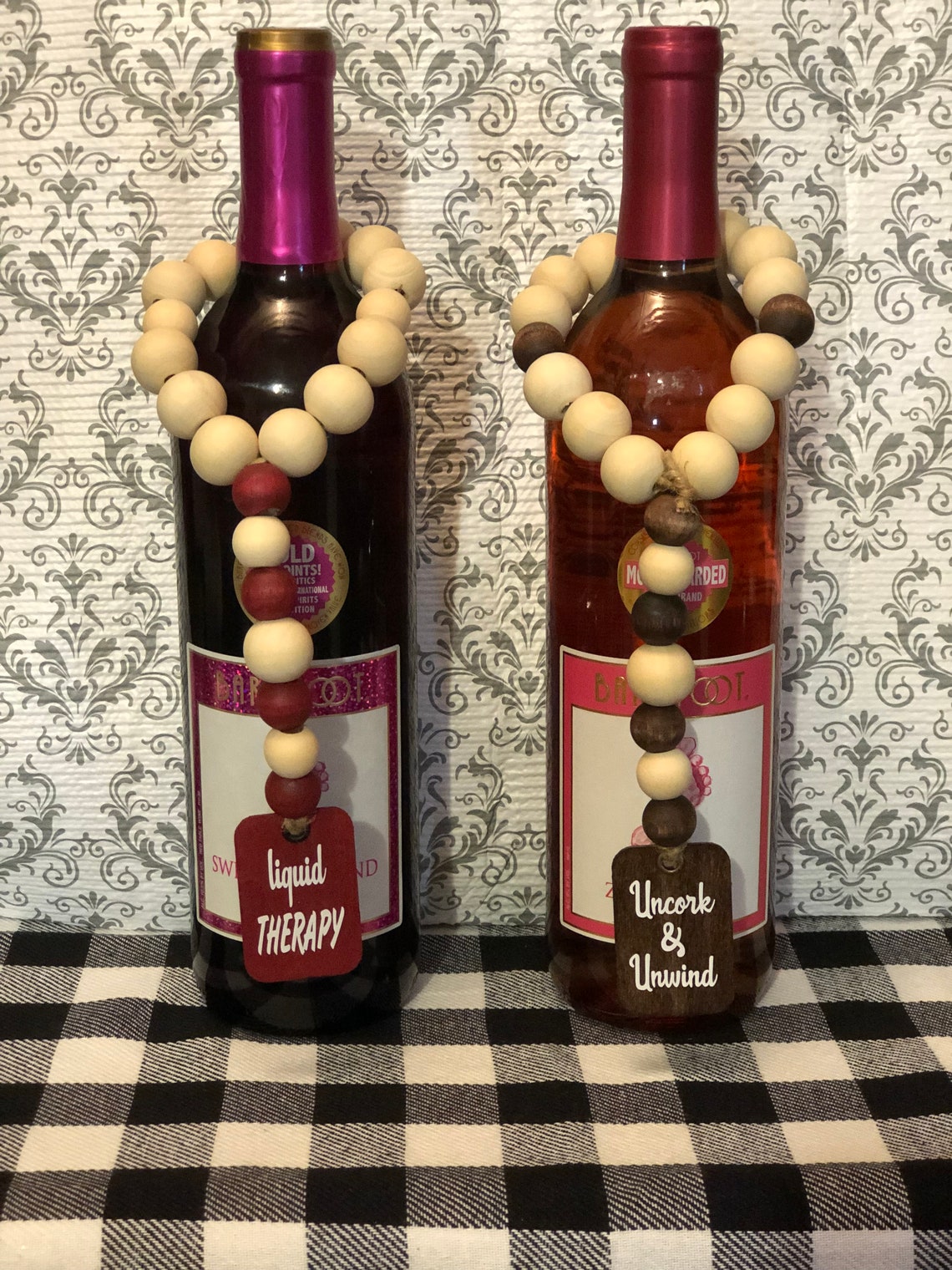 Wine Bottle Garland collection Etsy