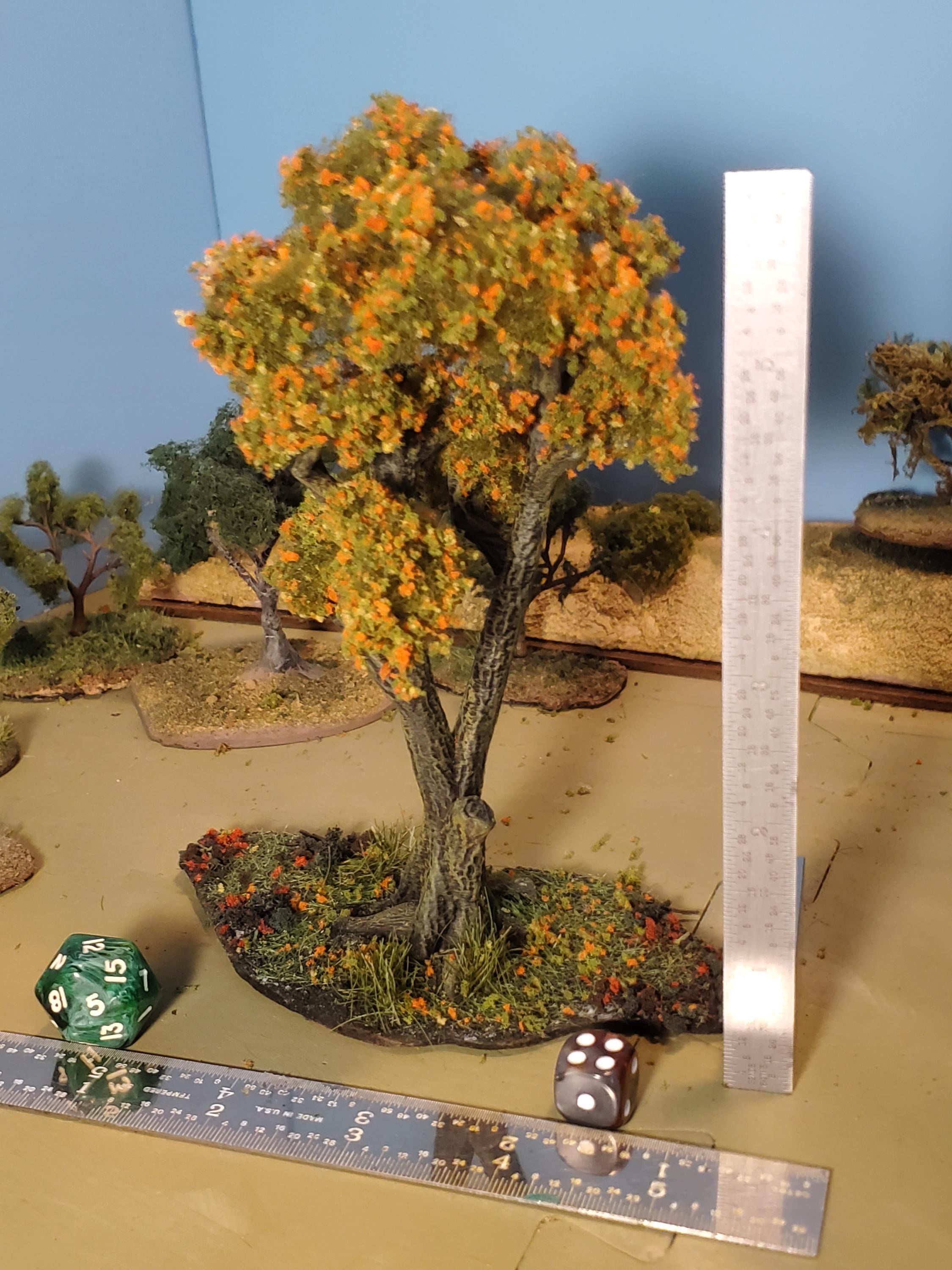 Gaming Terrain, Autumn/elven 6 Inch Tree, Dungeons and Dragons, W ...