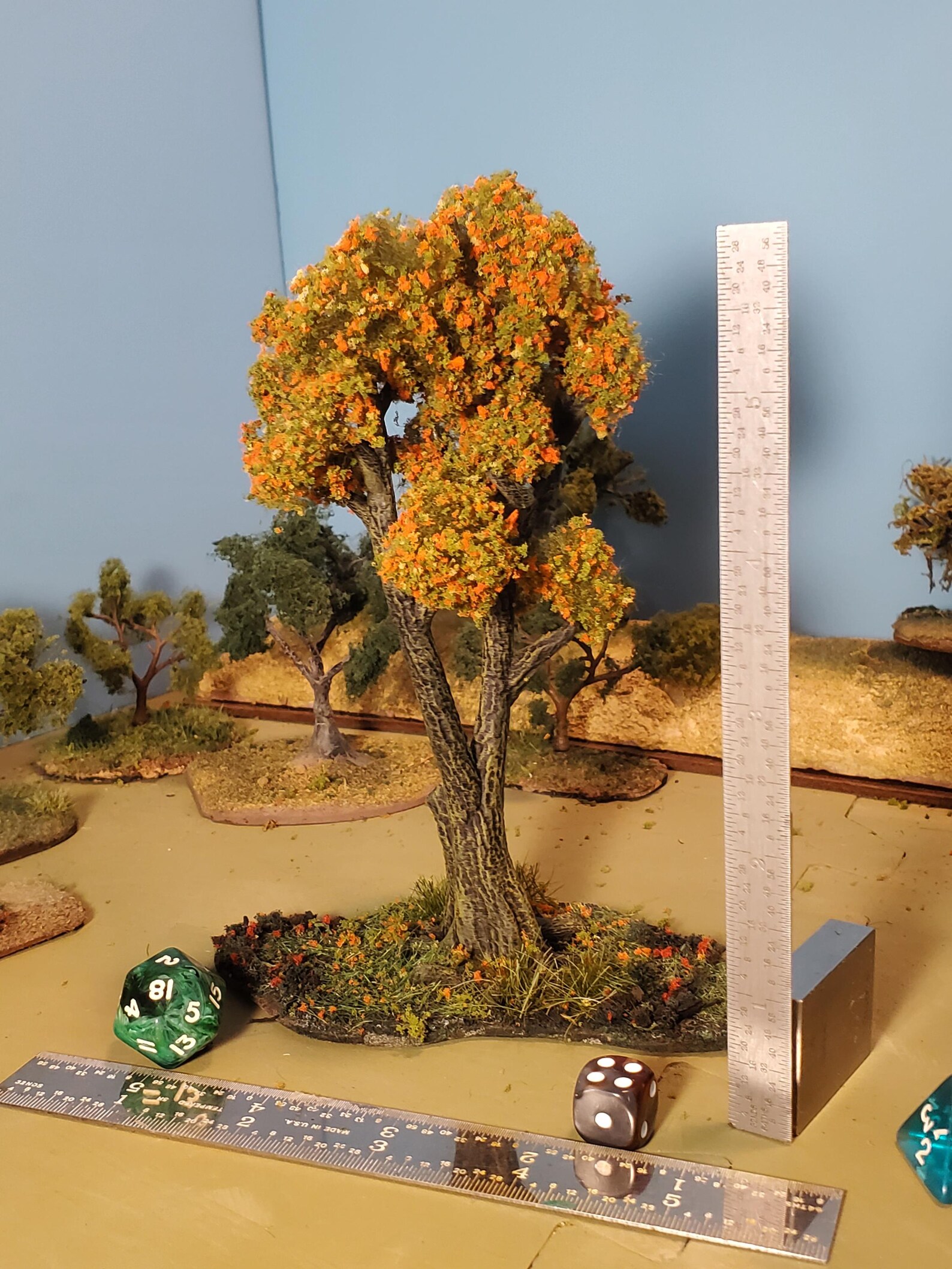 Gaming Terrain, Autumn/elven 6 Inch Tree, Dungeons and Dragons, W ...